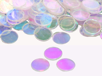 iridescent  dot confetti